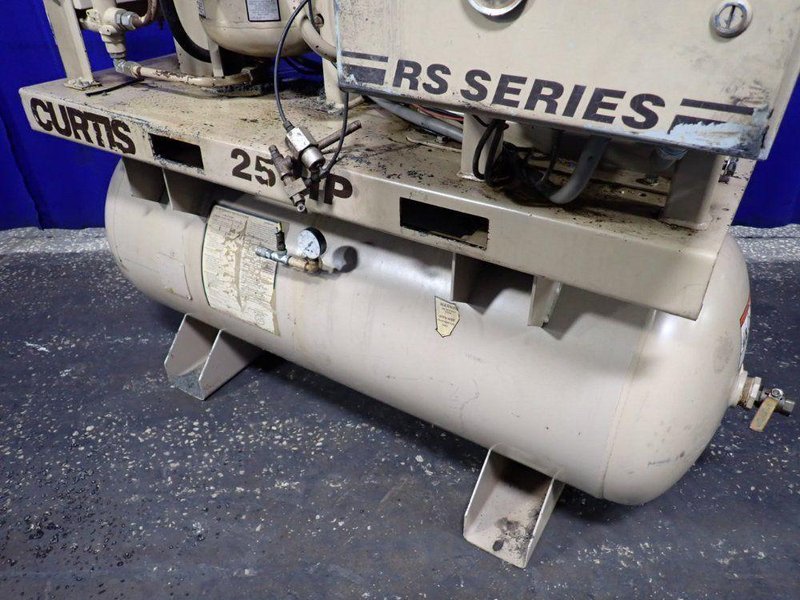 CURTIS 77" X 23" AIR COMPRESSOR  -  RS25A A-E B101