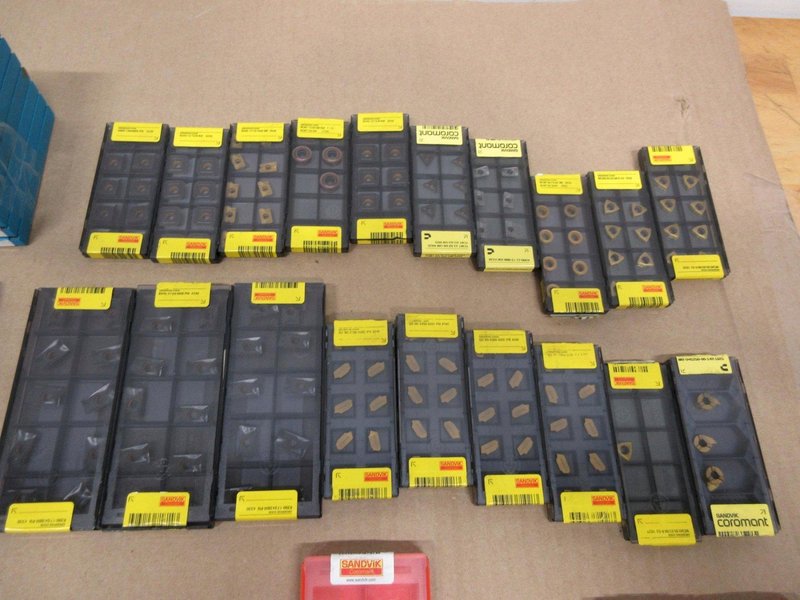 Ingersoll, Walter, Sandvik Carbide Insert Turning and Milling Mega Lot!!!  ***New In Packages***- Auction Item