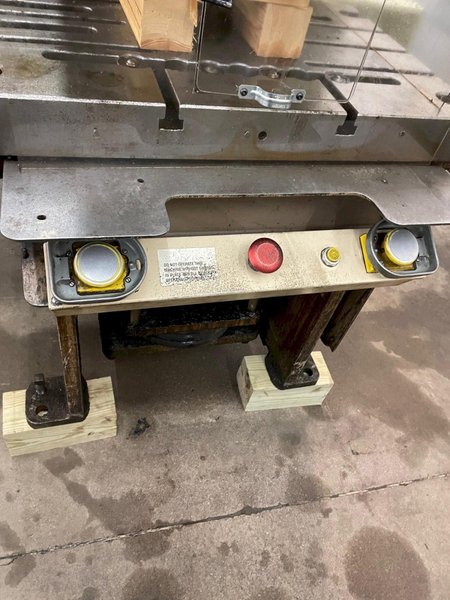 Cincinnati Model 75 OBS 75 Ton Hydraulic Gap Frame Press, 8" Stroke, Die Cushion, Cincinnati Tonnage and Position Controls