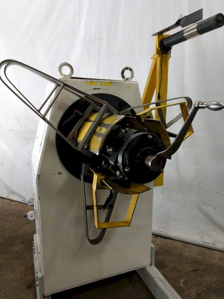 1,100 LB X 16&quot; GSW MODEL #MHM0.5/1250SO SERVO MOTORIZED COIL REEL UNCOILER: STOCK 12989