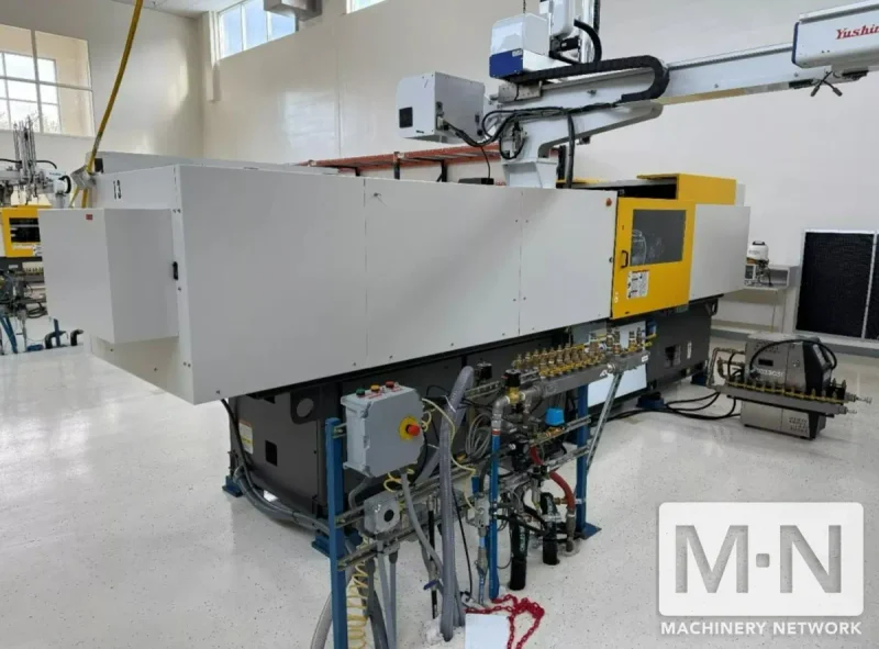 165 TON 8.8 OZ MILACRON ALPHA-S150iB ROBOSHOT INJECTION MOLDING MACHINE MFG 2021