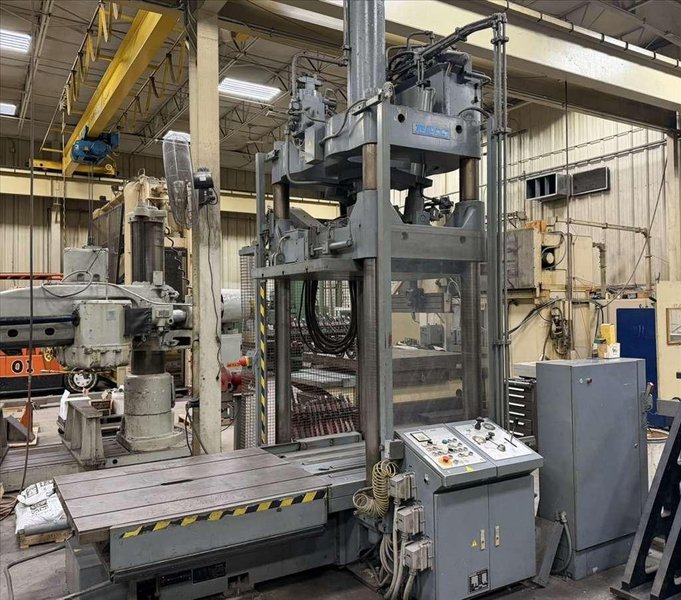 56 TON REIS MODEL TUS125-OK-50 HYDRAULIC SPOTTING AND TRYOUT PRESS