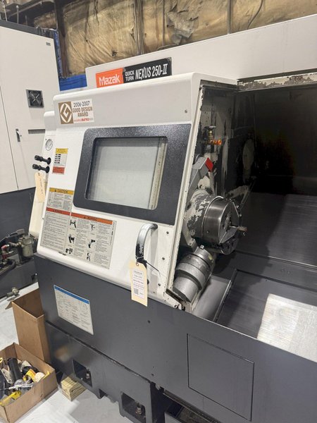 2007 Used Mazak QTN 250-II CNC Lathe For Sale