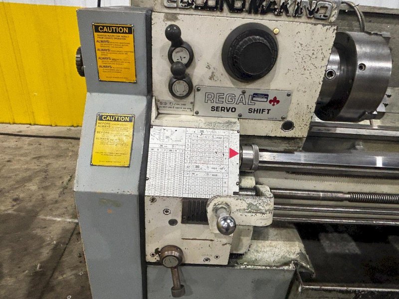 15&quot; X 54&quot; LEBLOND MAKINO MODEL #14C REGAL 15 SERVO SHIFT ENGINE LATHE W/ METRIC: YOBRO #24405