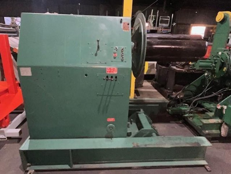 20,000# X 36&quot; MOTORIZED AMERICAN STEEL LINE UNCOILER STOCK# 2881