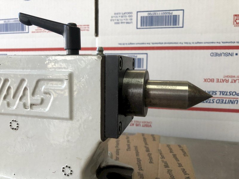 Haas 4&quot; HTS4 Manual Tailstock + Royal Dead Center 3 MT Standard Dead Center