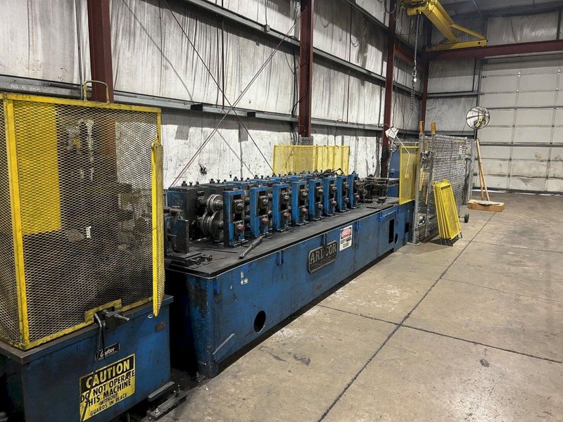 8 STAND ARDCOR ROLLFORMER, TOOLED FOR ANGLE &amp; CHANNEL: YOBRO #24841