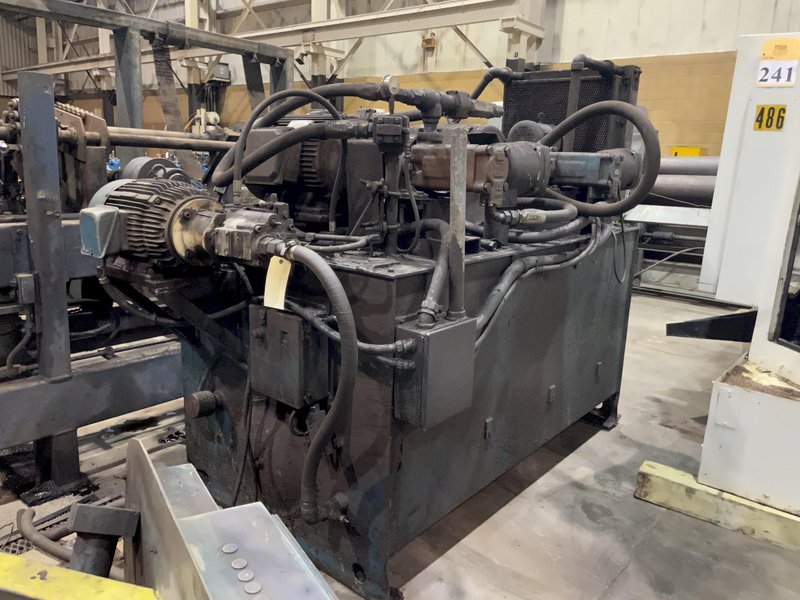 1000 TON AMD MODEL #1000-3030 HYDRAULIC 4-POST PRESS: STOCK #16722