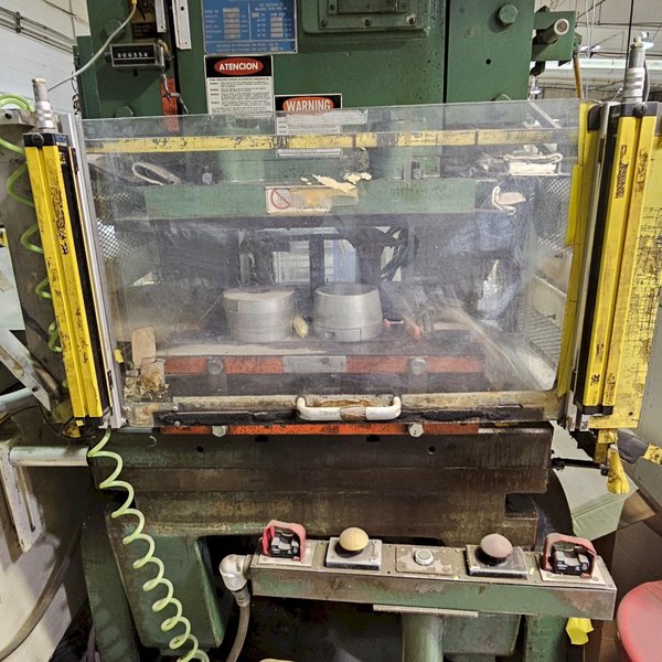 110 TON BLISS C-110 OBI PRESS W/ CWP SMX-24 SERVO FEEDER. STOCK # 1005125.