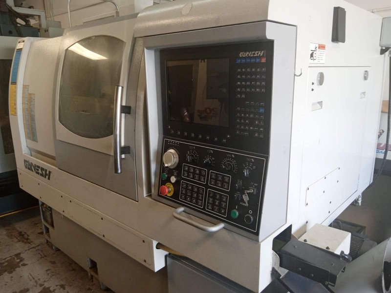 Ganesh Cyclone 32CS CNC Swiss Lathe, 2010 – Parts Catcher, Live Tooling, Sub Spindle