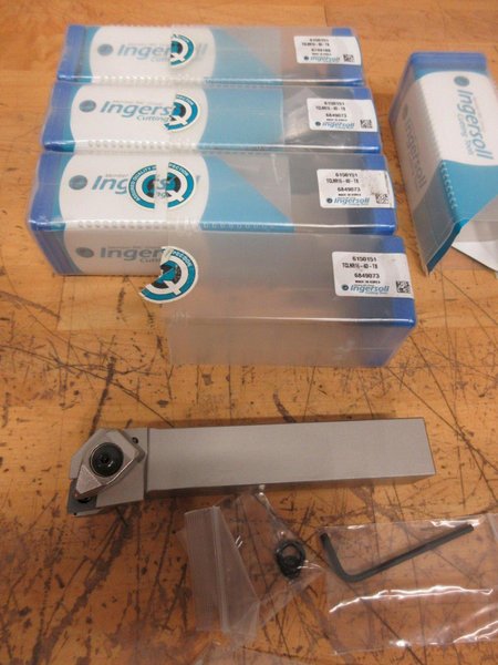 Ingersoll 6150151 TCLNR16-4D-TB Indexable Turning Toolholder: 95.000 deg Lead Angle, Clamp 1 x 1" Shank, 6" OAL (4 Pcs) *** New In Packages***- Auction Item