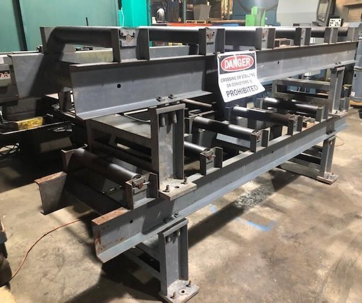 21 5/8&quot; x 20&#039; HEAVY ROLLER CONVEYOR STOCK# 2750
