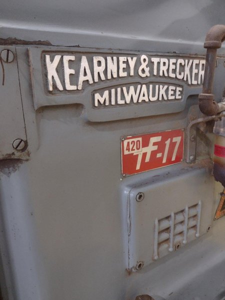 #4 K&amp;T MILWAUKEE MODEL # 420 TF-17 HORIZONTAL MILL: STOCK #18926
