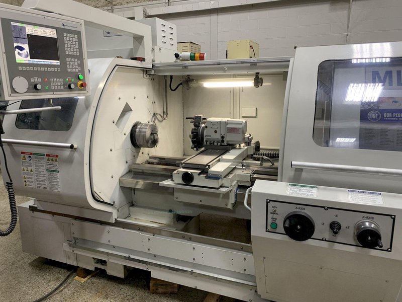 Milltronics Model ML16/40 2-Axis CNC Flat Bed Lathe, S/N 1289. Low Hours!