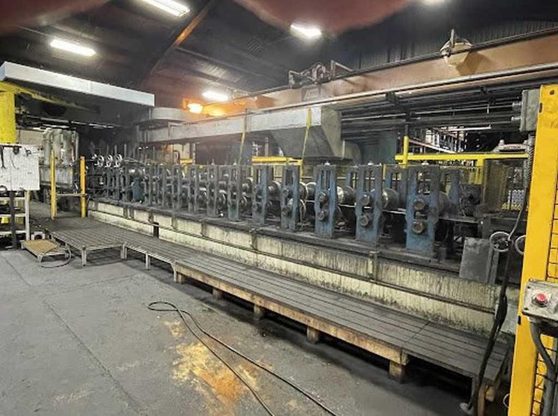 16 Stand 22.00" x 3.50" Bradbury Rollformer Stock# 4069