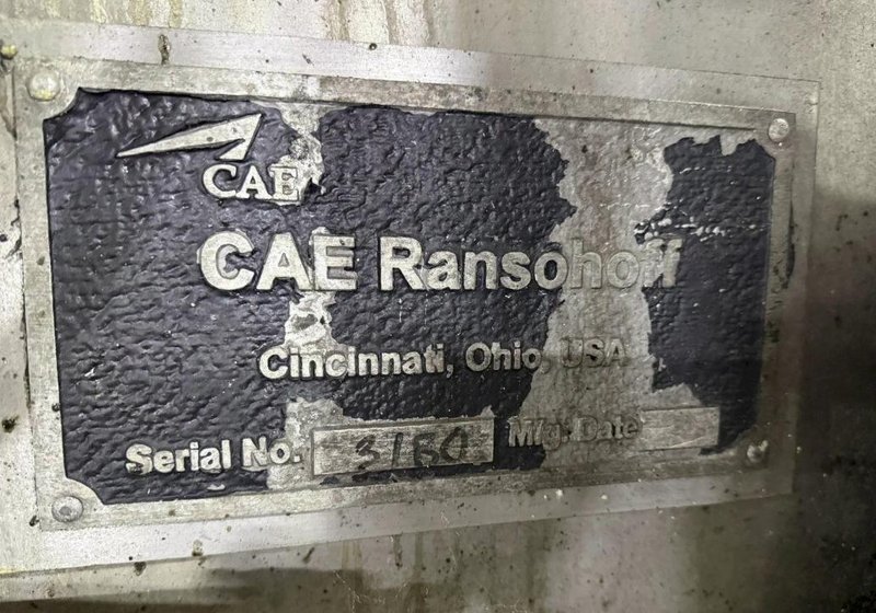 24" WIDE BELT CAE RANSOHOFF 4-STAGE STAINLESS STEEL BELT CONVEYOR PARTS WASHER &amp; RUST INHIBITOR. STOCK # 0545226