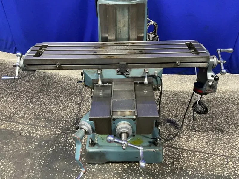 Bridgeport 9” X 42” Vertical Mill