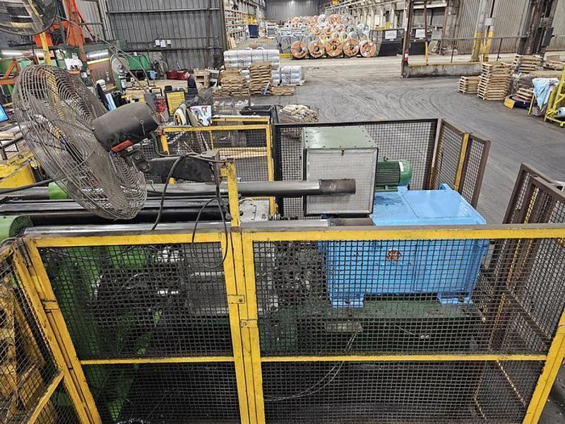 60” x .135” x 50,000 Lbs. Cincinnati/Herr-Voss Slitting Line. STOCK #0999625