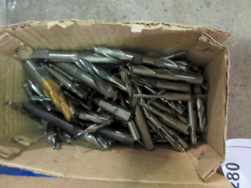 Cutting Tools, Mostly Used HSS, Drills, End Mills, Counter Sinks, Spot Drills- Auction Item