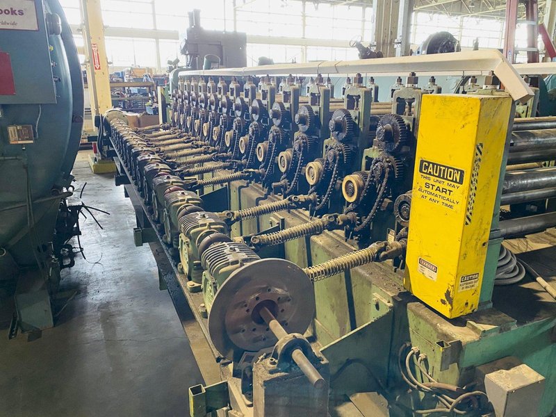 14 STAND X 3&quot; X 50&quot; ASC DUAL HEIGHT PANEL ROLLFORMER. STOCK # 0630921