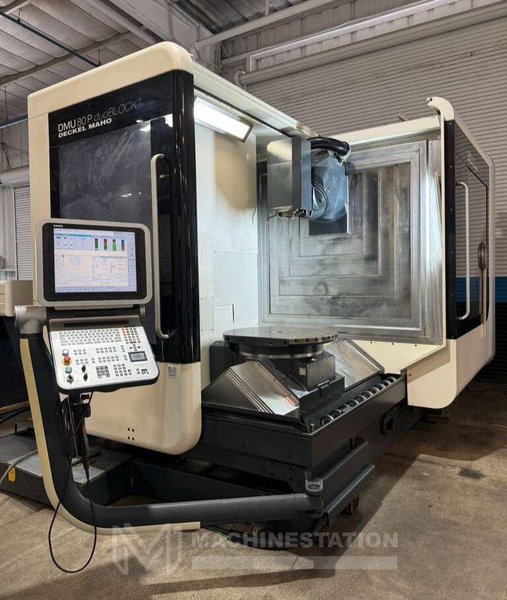 DMG DMU 80P duoBLOCK 5 Axis CNC Universal Machining Center – 18,000 RPM Mill