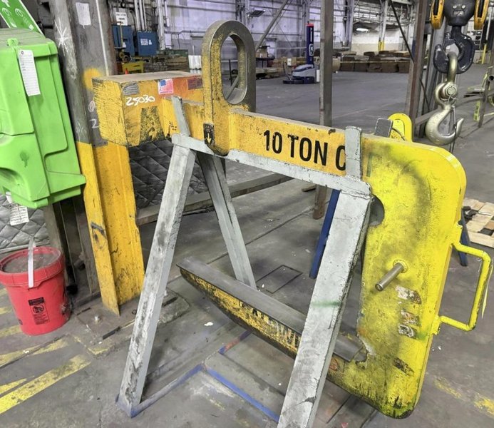 10 TON X 48" CALDWELL #82-10-48 COIL LIFT C-HOOK. STOCK # 0436226