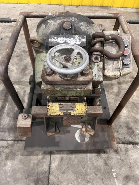 GULLCO MODEL #CBM-CHP-20 PLATE BEVELING MACHINE: YOBRO #24076