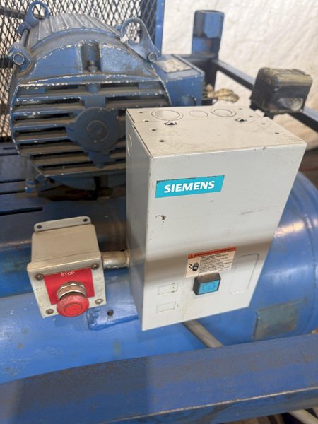 10 HP U.S. ELECTRIC PISTON TYPE AIR COMPRESSOR. STOCK # 0993525