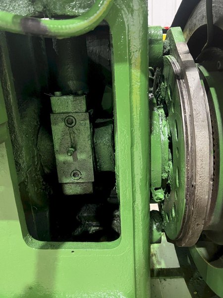 25 TON YODER MODEL #P-25 MECHANICAL CUTOFF PRESS, 2.25&quot; STROKE : STOCK #20524