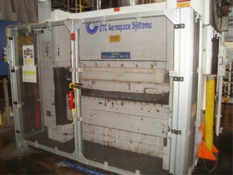 1000 TON WILLIAMS &amp; WHITE 96&quot; X 48&quot; BED 4-POST HYDRAULIC PRESS: STOCK# 15313
