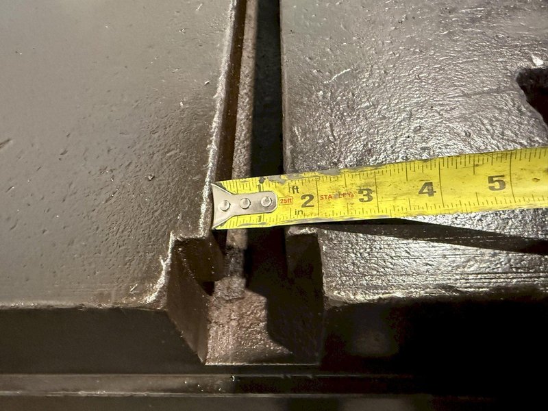 60" X 90" X 14" T-SLOTTED FLOOR PLATE. STOCK # 0632221