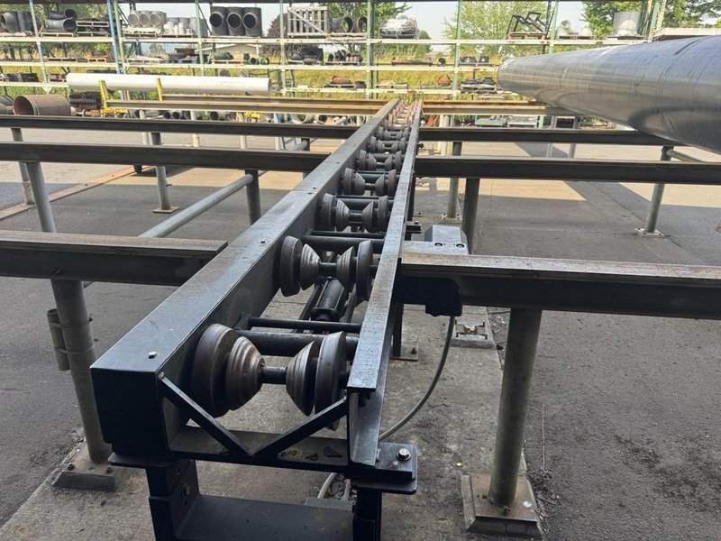 40′ Lincoln Vernon MPM5 CNC Pipe Profiler, 2022 – Infeed/Outfeed Conveyor, Fineline 300 20FT-TL