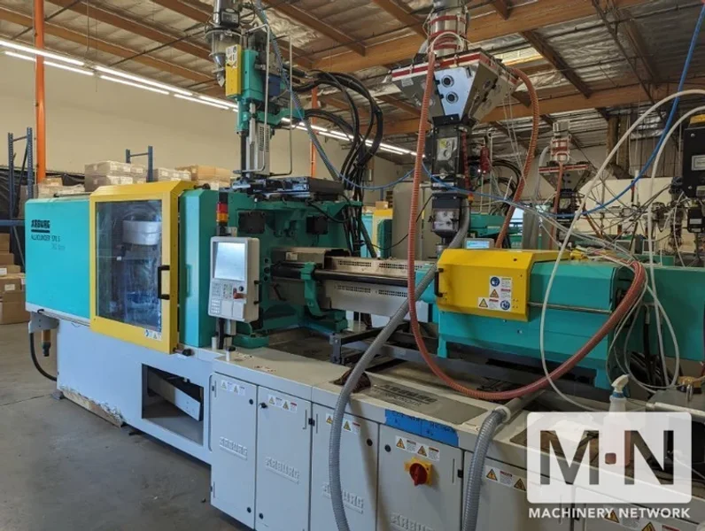 242 TON ARBURG MODEL570S2200-800/100 2-COLOR INJECTION MOLDING MACHINE MFG DEC 2018