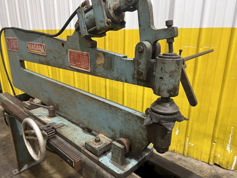 60&quot; X 10 GAUGE NIAGARA MODEL #31-ARC MECHANICAL CIRCLE SHEAR : STOCK #19317