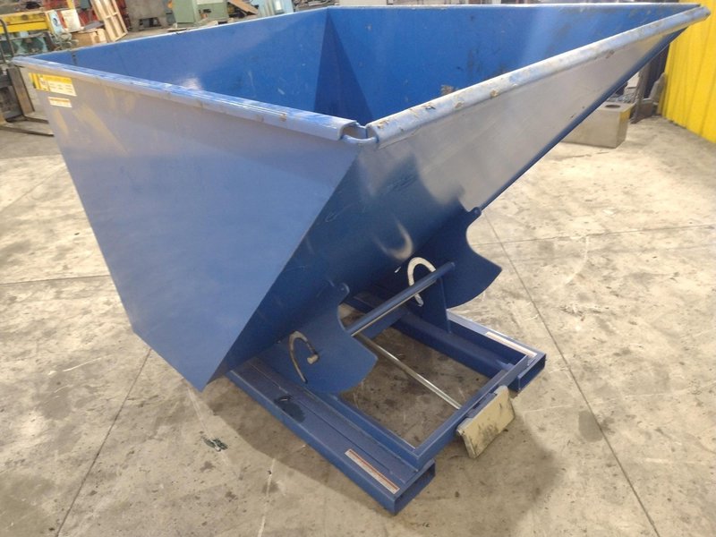 1 YARD X 6,000 LBS VESTIL MODEL #D-HOP-100-HD SELF DUMPING HOPPER: STOCK #22493