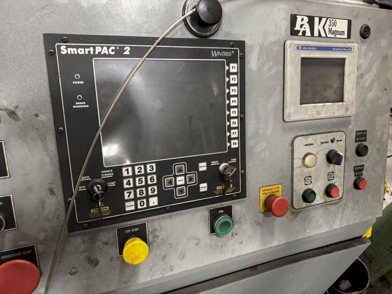 150 TON MINSTER E2-150-42-30 HEVI-STAMPER STRAIGHT SIDE PRESS. STOCK # 0882825