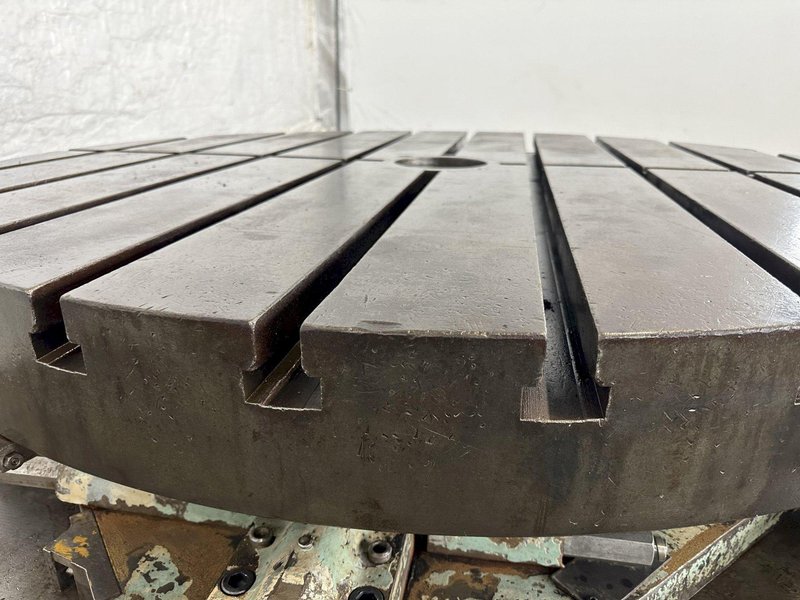 60&quot; LUCAS AIR LIFT ROTARY POSITIONING TABLE. STOCK #0314122