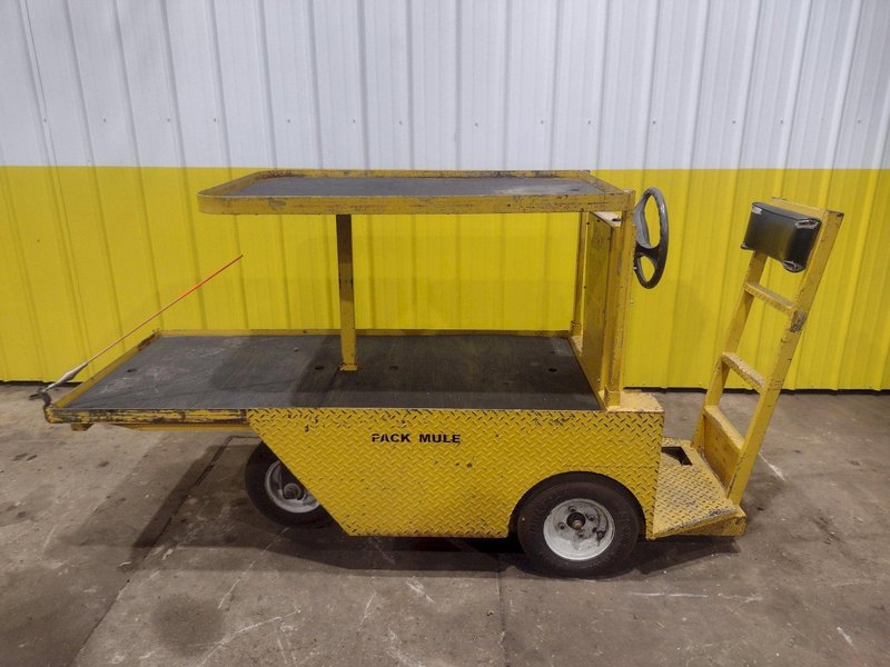 36V PACK MULE MODEL #SC-775-6SA ELECTRIC MATERIAL HANDLING CHASER CART: STOCK #21679