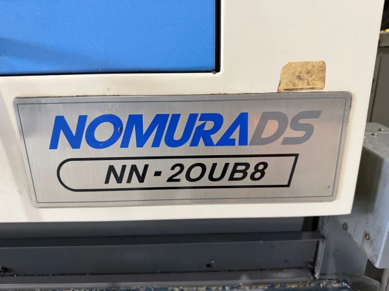 USED NOMURA .787" X 7.87" AUTOMATIC SWISS TYPE CNC LATHE MODEL NN-20UBB