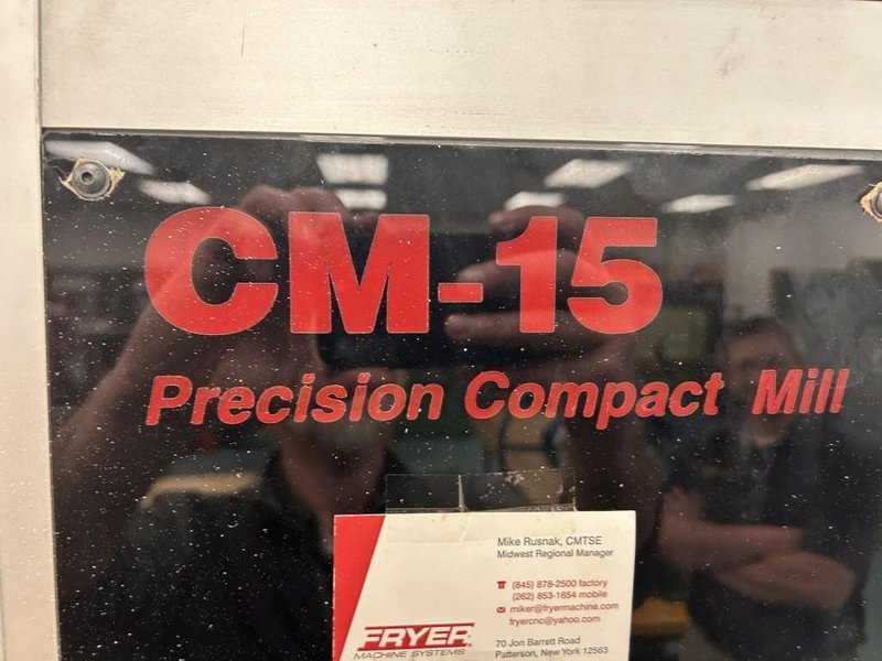 Fryer CM-15 CNC Vertical Machining Center, Siemens 828D CNC Control, 8 ATC, CAT 40, 8000 RPM- Auction Item