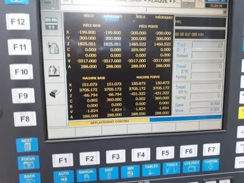 2009 QUINTAX Q5H 10' x 12' 5-Axis CNC Router | Millers, Gantry, CNC