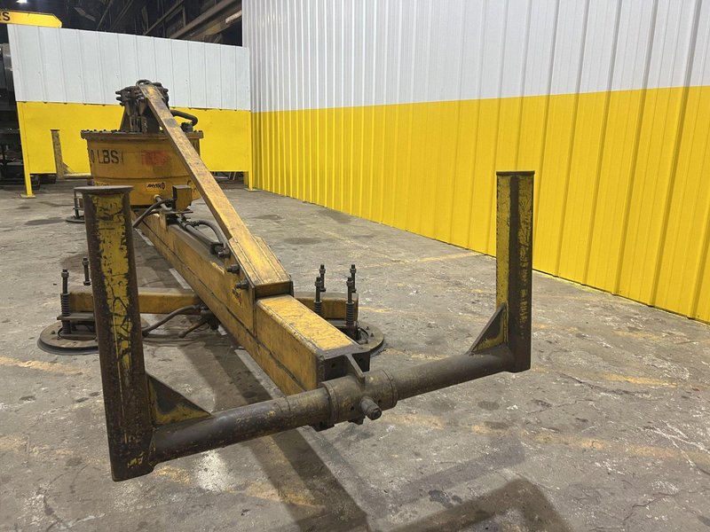 10,000 LBS ANVER 4-PAD VACUUM POWERED SHEET LIFTER: STOCK #20350