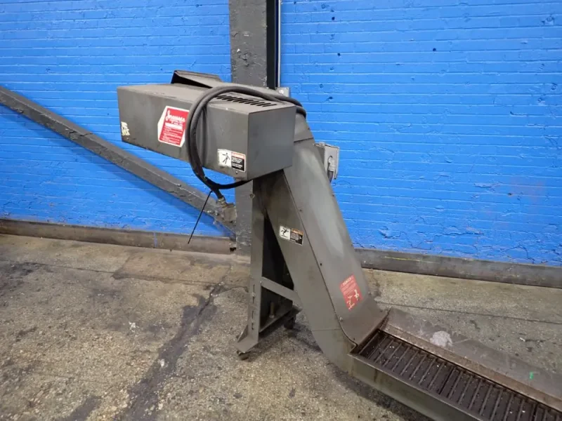 JORGENSEN CONVEYORS INC. 125" X 9" CHIP CONVEYOR