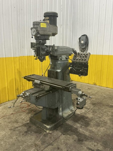 1.5 HP BRIDGEPORT VERTICAL MILL W/ POWER FEED: YOBRO #26042