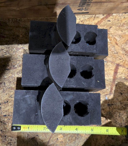 BUNDLE of Hardened Steel Jaws &amp; Soft Jaws SET USED