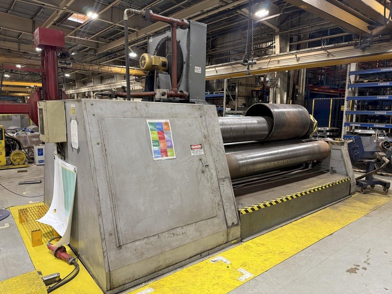 1.5" X 10' MG MODEL #EH-430/40 4-ROLL HYDRAULIC PLATE BENDING ROLL: STOCK #23768