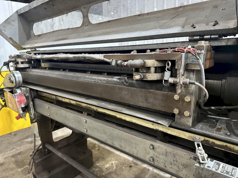 48&quot; X 18 GAUGE SCHLEBACH MODEL #MSS-1250 SLASHER (SLITTING &amp; CROSS CUTTING) SLEAR MACHINE: STOCK #19238