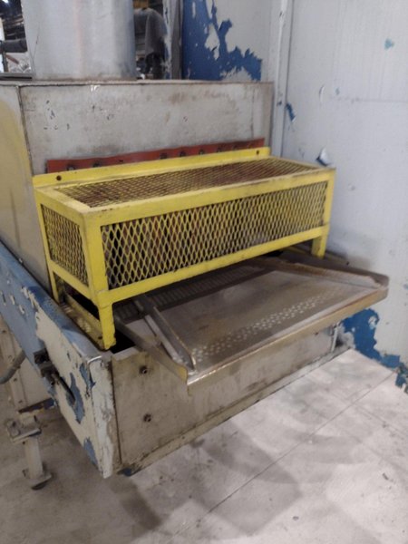 17034: 3 STAGE X 12&quot; WIDE FLO-MATIC MODEL #C20-2-1BELT CONVEYOR STAINLESS STEEL HEATED PARTS WASHER: STOCK #17034