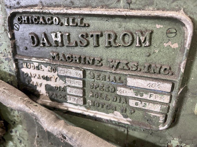 14 STAND X 3&quot; X 26&quot; ROLLSPACE DAHLSTROM MODEL #600-14 RAFTED ROLLFORMER: STOCK #21321