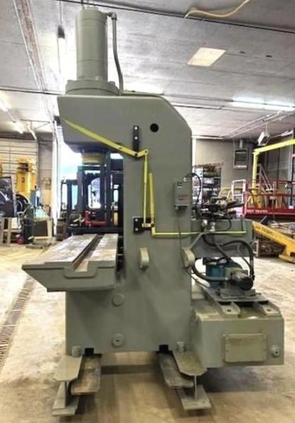 100 TON EITEL C-FRAME HYDRAULIC STRAIGHTENING PRESS. STOCK # 0436326